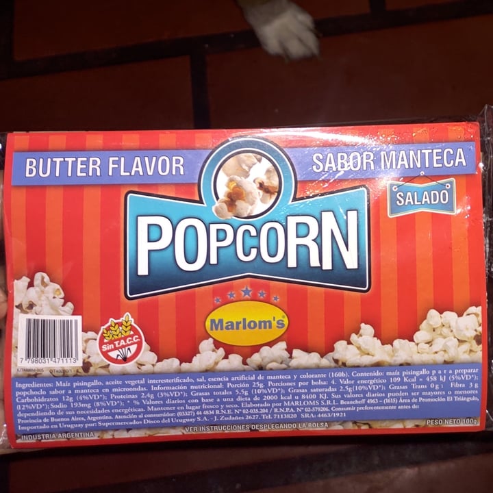 review photo of Marlom's Popcorn Sabor Manteca shared by @lautaroluna on 14 Nov 2021 - review