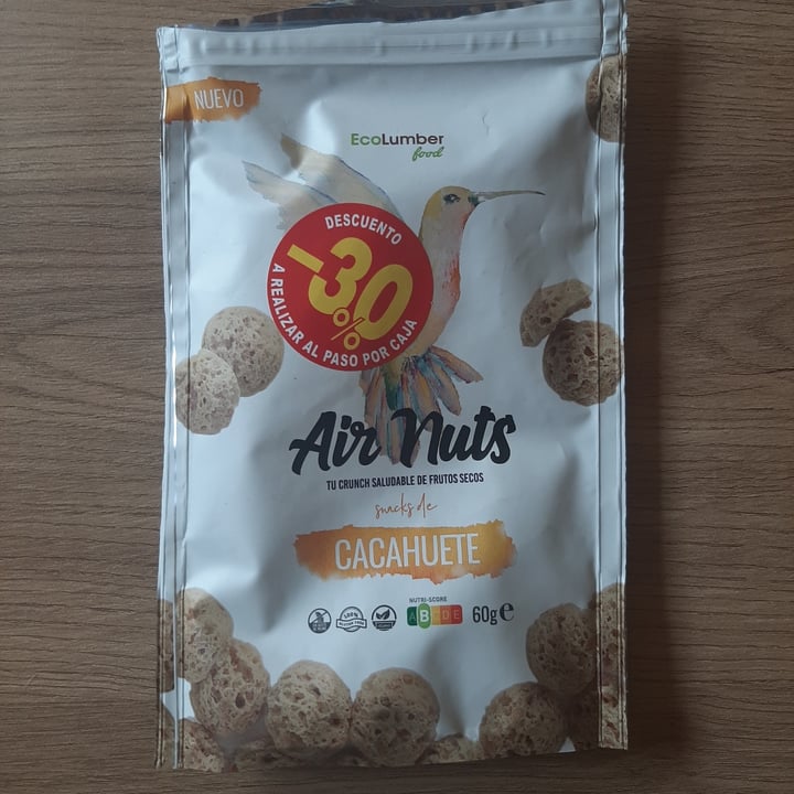review photo of EcoLumber Air Nuts Snacks De Cacahuete shared by @gertruda on 17 Jun 2022 - review