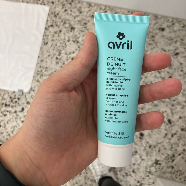 photo of Avril night face cream shared by @saracofa on  16 Oct 2022 - review
