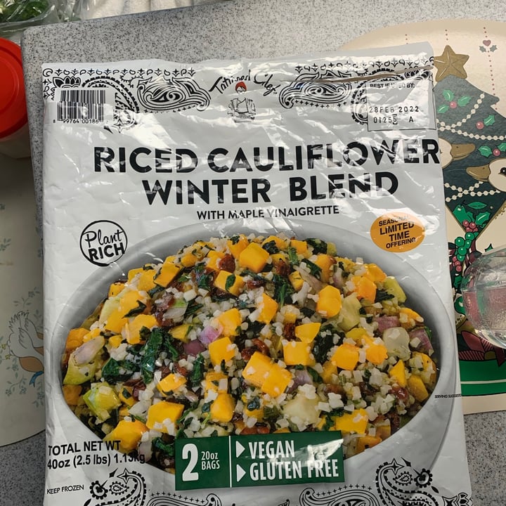 review photo of Tattooed Chef Riced Cauliflower Winter Blend shared by @pandatamzy on 07 Jan 2021 - review