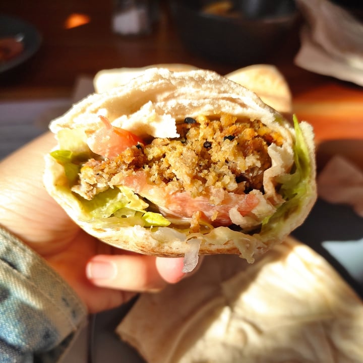 photo of Falafel Fella Falafel Wrap shared by @veganinjaa on  06 Apr 2022 - review