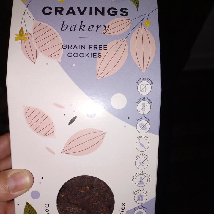 photo of Cravings Bakery Double Chocolate Chip Cookies shared by @campsbayvegan on  25 Nov 2022 - review