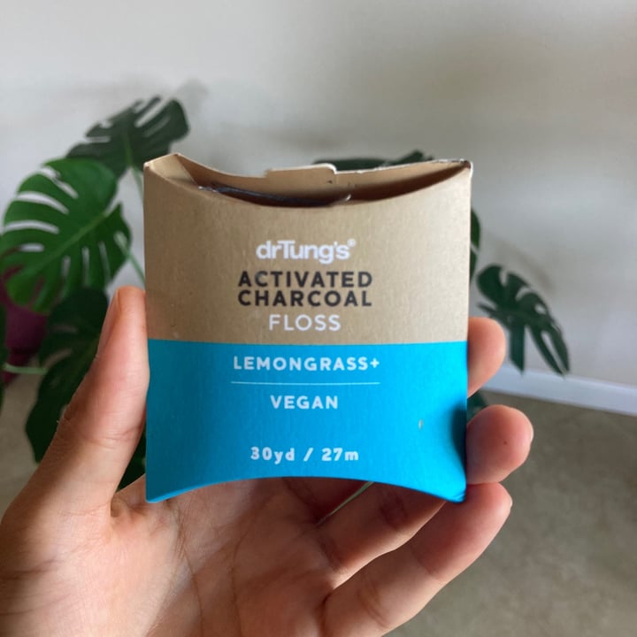 review photo of Dr. Tung's Activated charcoal floss shared by @teresannnnnn on 11 Oct 2020 - review