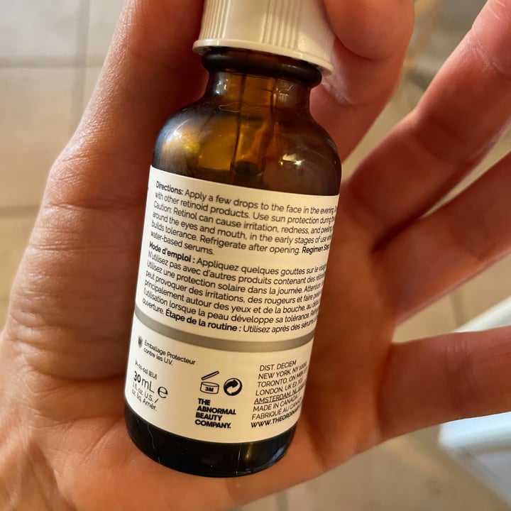 photo of The Ordinary Retinol 0.2% in Squalene shared by @mickfan on  18 Oct 2022 - review