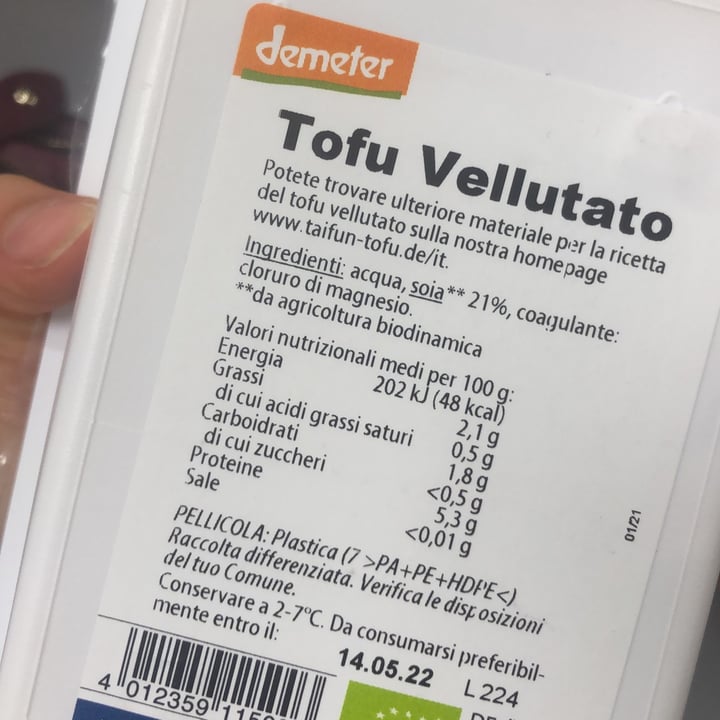 photo of Taifun Tofu vellutato shared by @d413n on  01 Apr 2022 - review