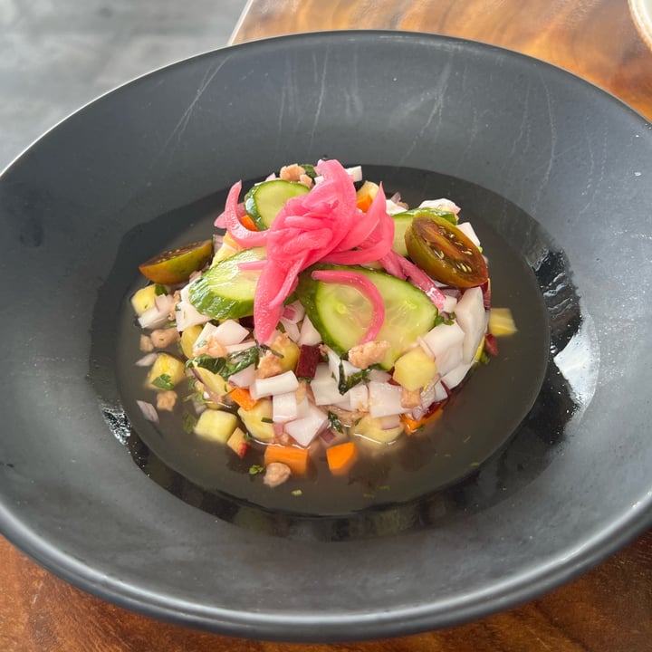 photo of Casa Vegana Mexican Green ceviche De Coco shared by @karenaho1 on  03 Sep 2022 - review