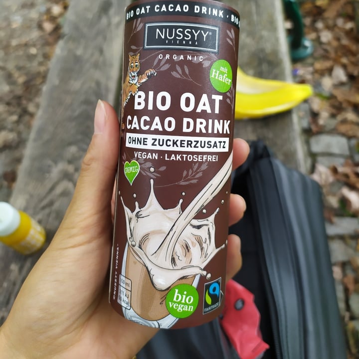 photo of Nussyy Bio Oat Cacao Drink shared by @polpetta on  07 Sep 2022 - review