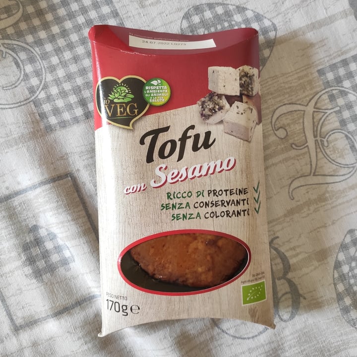 review photo of ioVEG tofu al sesamo shared by @giadamirabile on 29 May 2022 - review