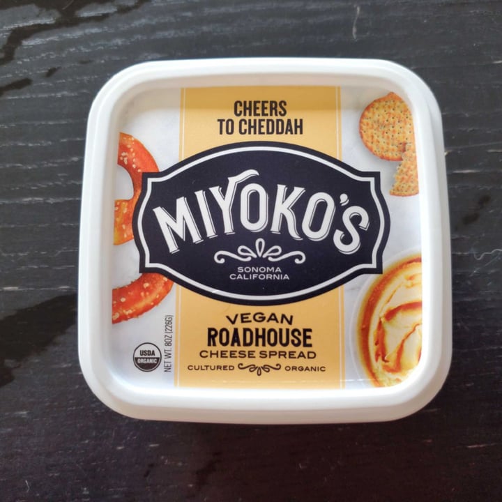 review photo of Miyoko's Creamery Cheers to Cheddah Roadhouse Cheese Spread shared by @gjakubisin on 01 Nov 2019 - review
