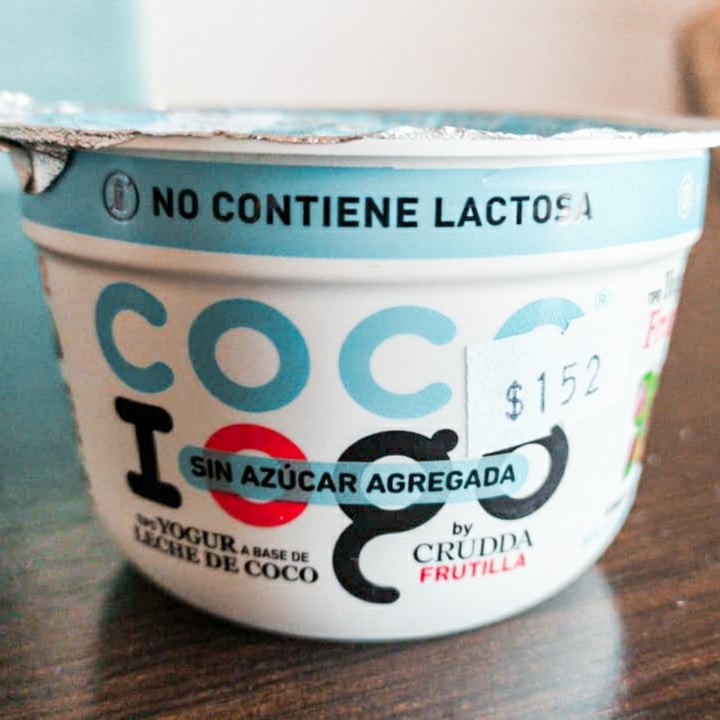 photo of Crudda Yogur a Base de Coco sabor Natural Sin Azúcar Agregada shared by @juanamolina on  07 Dec 2020 - review