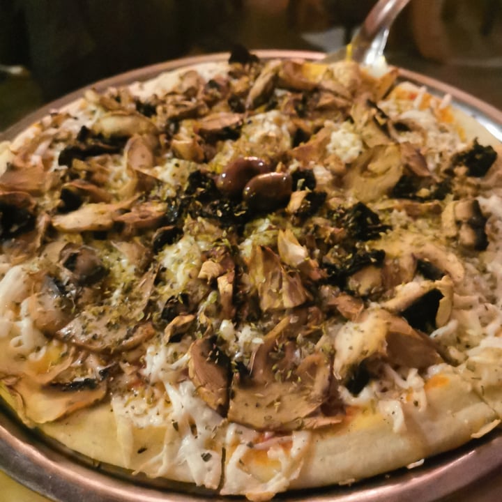 photo of Imaginario Cultural Bar Pizza de champiñones vegana shared by @limphun on  01 Jul 2022 - review