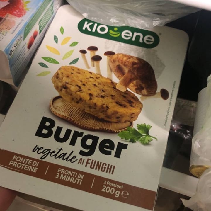 photo of Kioene Burger vegetale ai funghi shared by @pannamara on  10 Mar 2022 - review