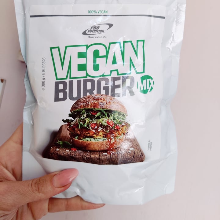 photo of Pro nutrition Vegan Burger Mix shared by @andreiushka on  01 Oct 2021 - review