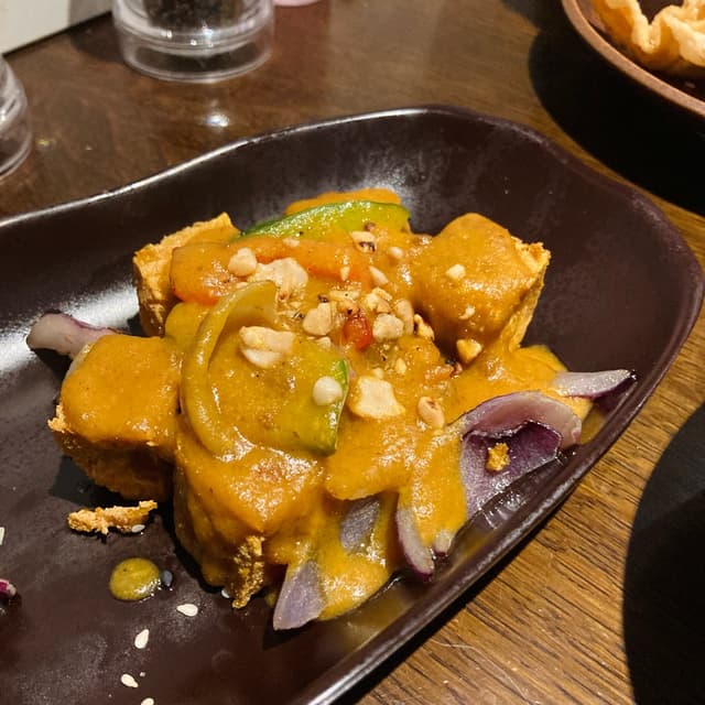 Foto del plato “Satay tofu”
