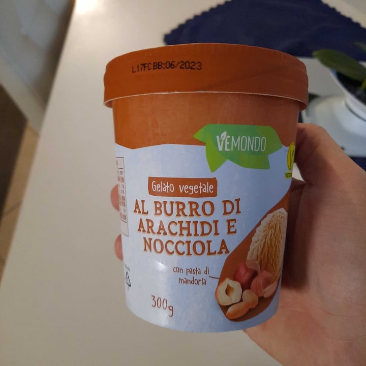 photo of Vemondo Vegan peanut&hazelnut Ice Cream shared by @gabrj on  26 Mar 2022 - review