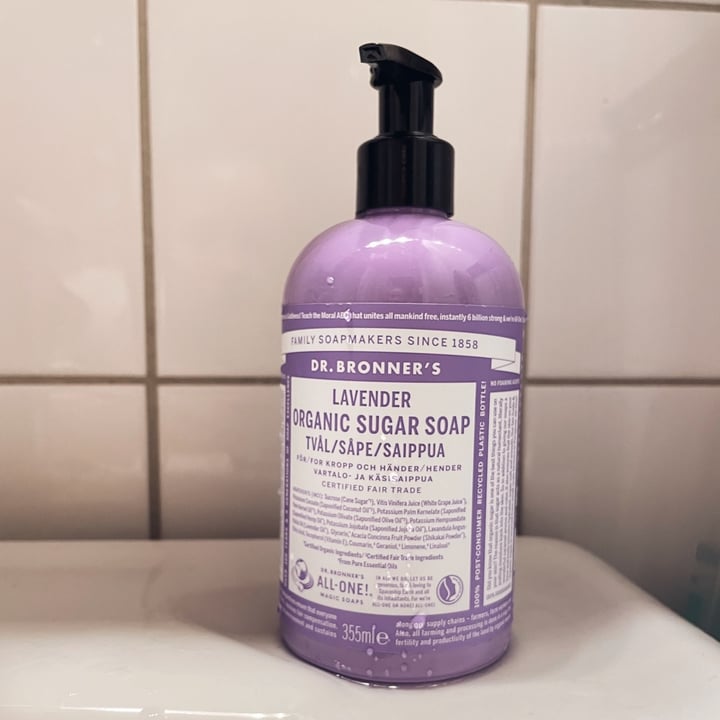 photo of Dr. Bronner's 4-IN-1 Lavender Organic Sugar Soap shared by @millyb on  19 Jan 2022 - review
