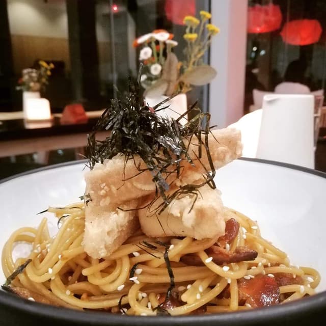 Photo of the dish “Wafu pasta with tofu”