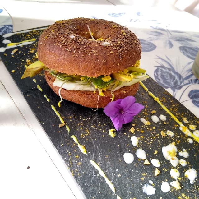Foto do prato “Bagel”