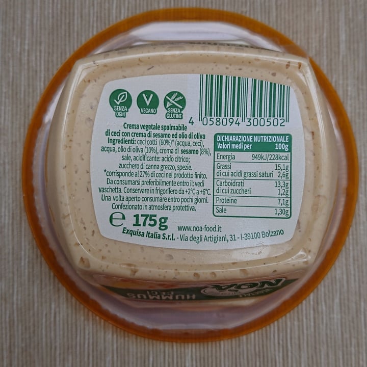 photo of Noa Hummus shared by @lucaf on  18 Jul 2021 - review