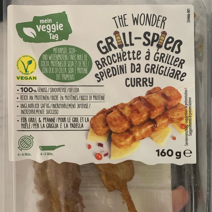 photo of Aldi Suisse Grill Spiess Mein Veggie Tag shared by @thinkgreen on  05 Aug 2022 - review