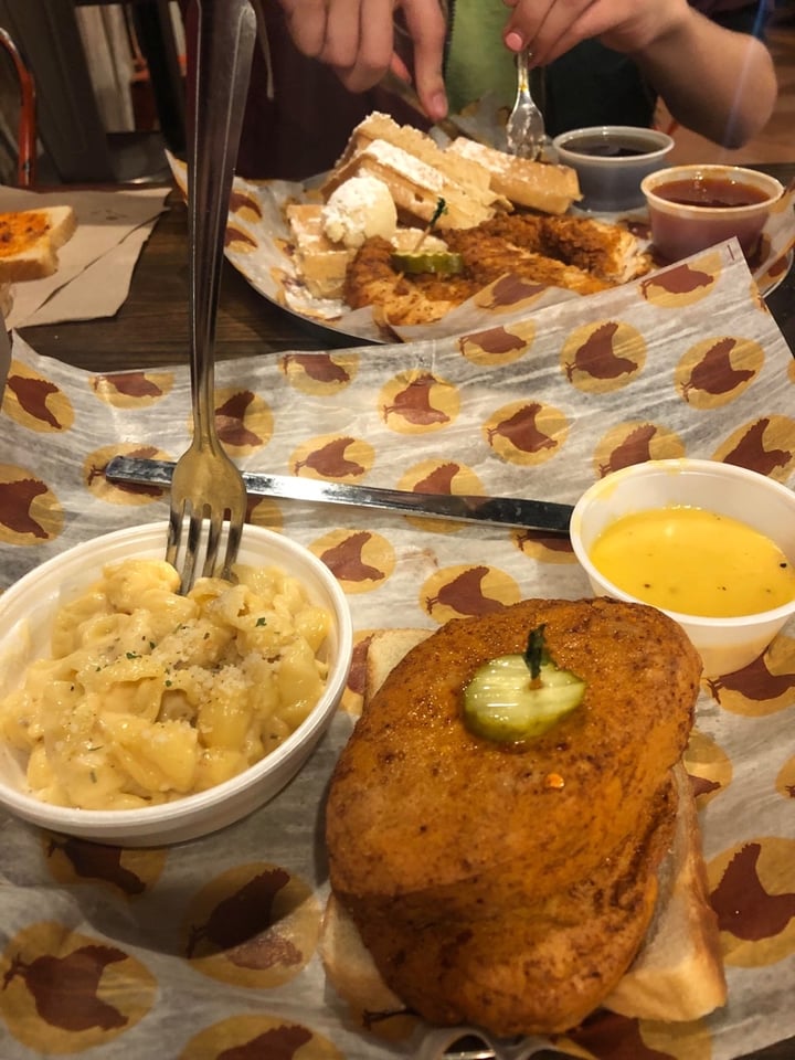 review photo of Joella's St. Matthews Vegan chicken shared by @zoekron on 28 Mar 2020 - review