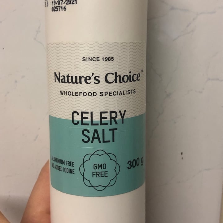photo of Nature's Choice Celery Salt shared by @erino on  22 Jul 2021 - review