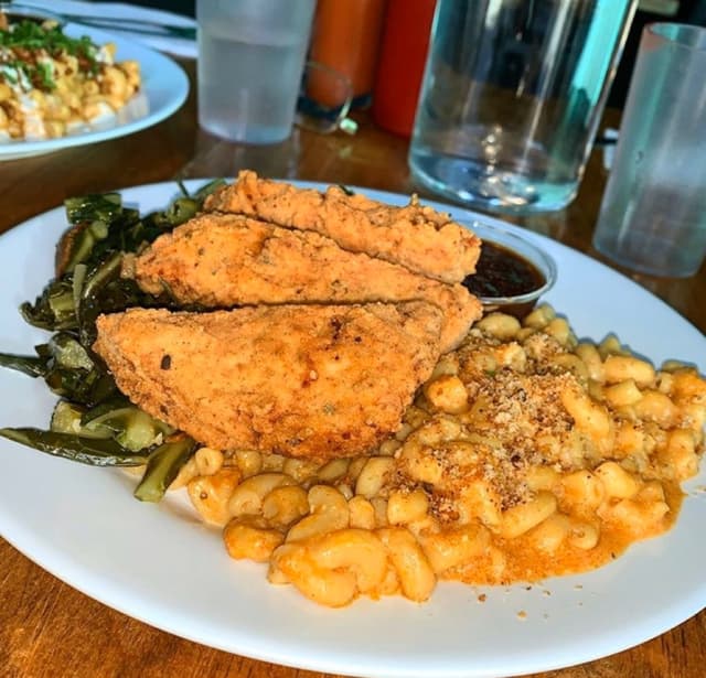Photo of the dish “Chicken strips and Mac n cheese”