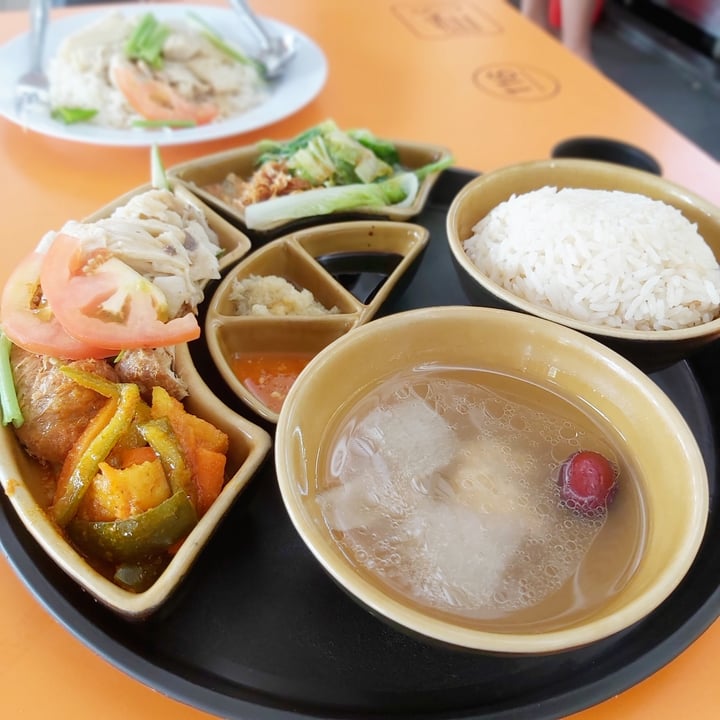 photo of 33 Vegetarian Food Set A Vegetarian Chicken Rice shared by @herbimetal on  07 Oct 2020 - review