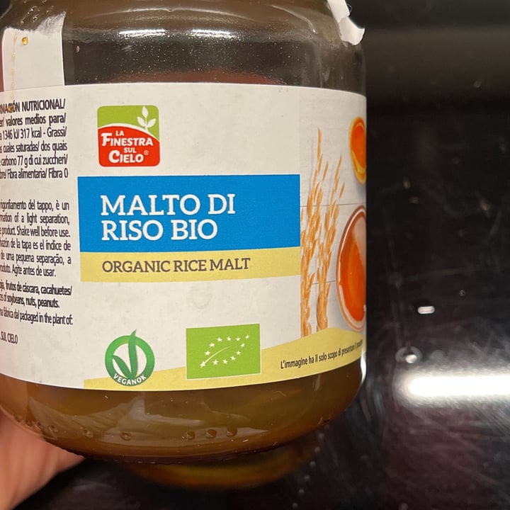 photo of La Finestra Sul Cielo Malto di riso bio shared by @martinabulgarelli on  23 Mar 2022 - review