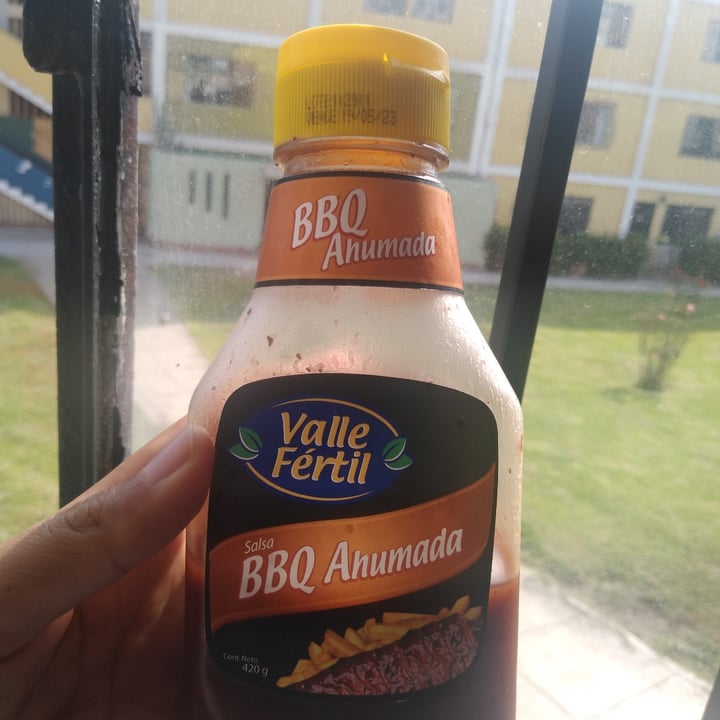 photo of Valle fértil Salsa BBQ ahumado shared by @peruanisimavegan on  09 Apr 2022 - review
