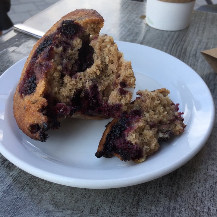 photo of Duncan Garage Cafe & Bakery Blackberry Lemon Lavender Spelt Vegan Muffin shared by @malarky on  24 Aug 2021 - review
