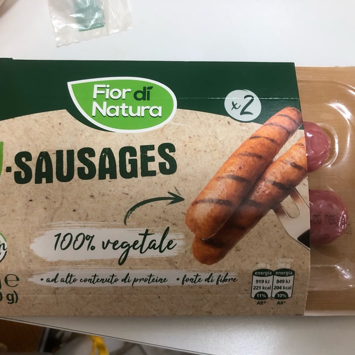photo of Fior di Natura sausages shared by @gazzavt on  10 Jun 2022 - review