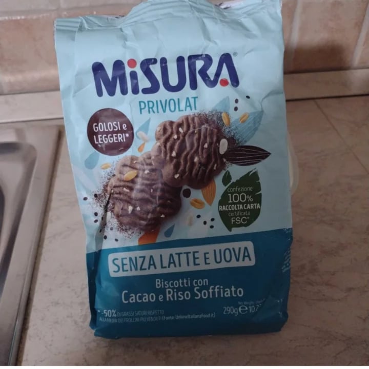 review photo of Misura Biscotti con cacao e riso soffiato - Privolat shared by @vitolicausi on 16 Jul 2022 - review