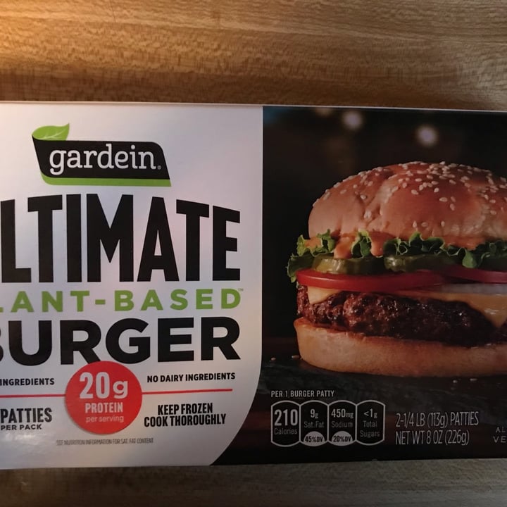 photo of Gardein Plant Based Ultimate Burger shared by @lynno on  18 Oct 2022 - review