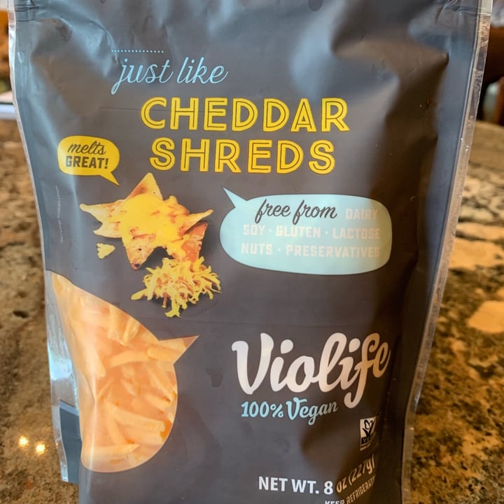 review photo of Violife Cheddar Shreds shared by @jacs on 04 Nov 2020 - review