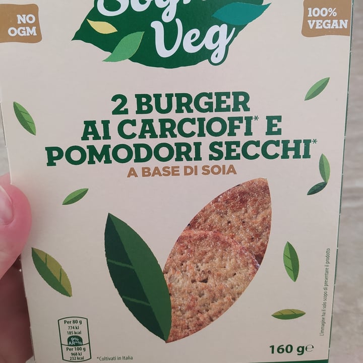 photo of Sogno veg Burger Carciofi E Pomodori Secchi A Base Di Soia shared by @annabi on  06 Mar 2022 - review