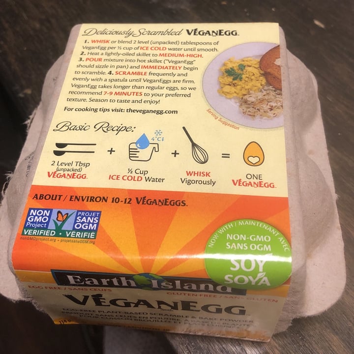 photo of Earth Island Vegan Egg shared by @abarrow33 on  18 Oct 2022 - review