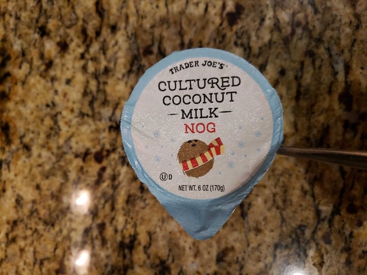 photo of Trader Joe's Cultured Coconut Milk Nog shared by @ambularfortheanimals on  15 Dec 2018 - review