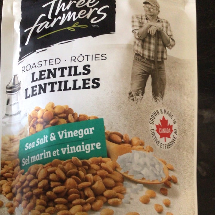 photo of Three Farmers Roasted lentils- sea salt and vinegar shared by @newannebt on  28 Jun 2021 - review