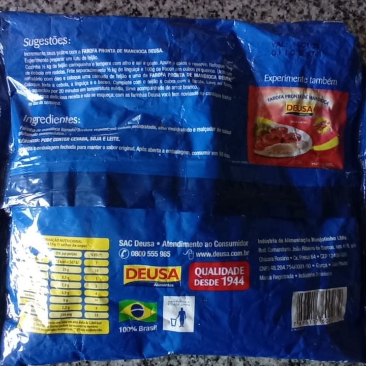 photo of Deusa Farofa de Mandioca Temperada shared by @marinquieto on  25 Aug 2022 - review