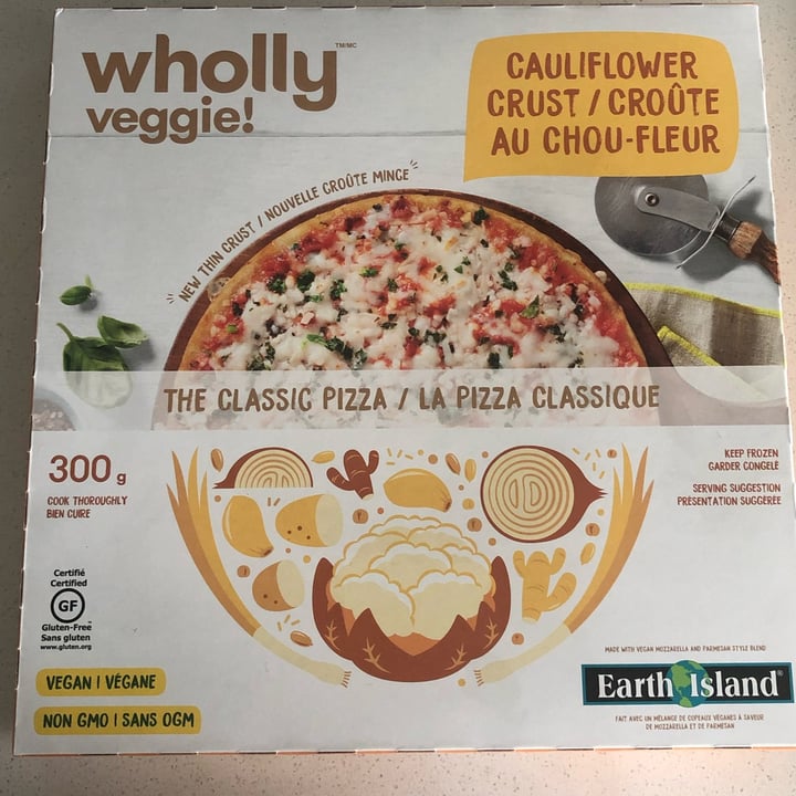 photo of Wholly veggie The Classic Pizza - Cauliflower Crust shared by @veganmika on  02 Jun 2022 - review