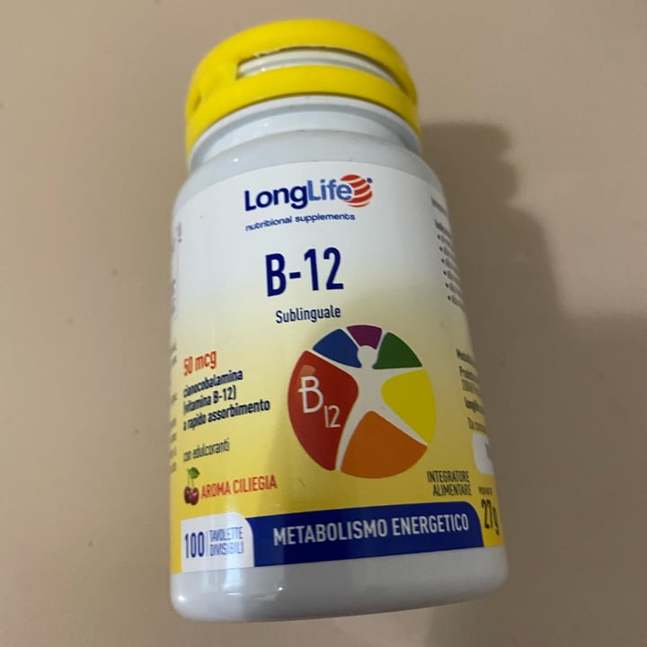 photo of Longlife B-12 1000 mcg shared by @chiaratoso on  25 Apr 2022 - review