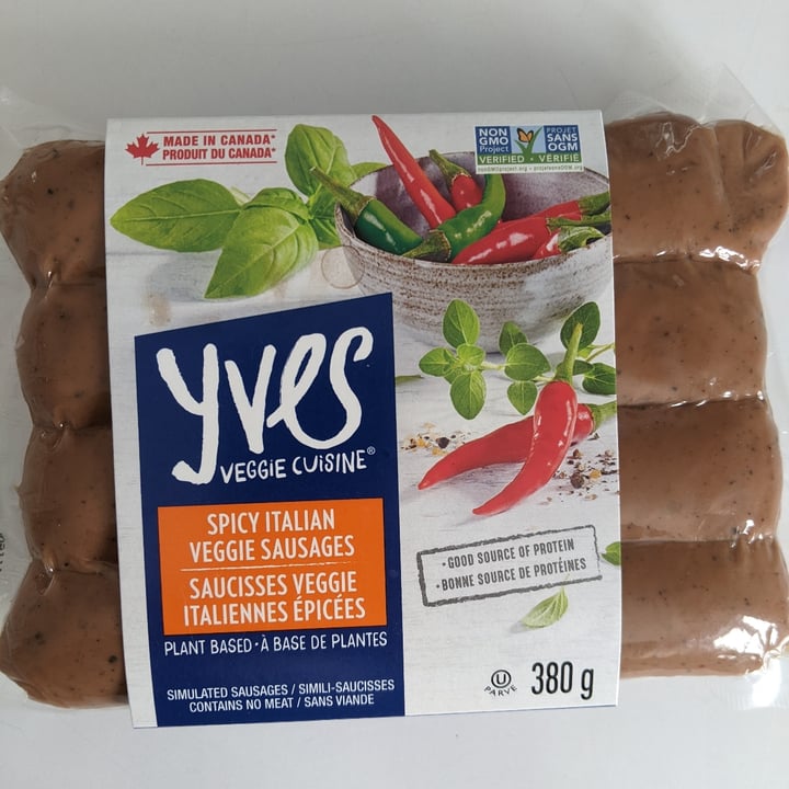 photo of Yves Veggie Cuisine Spicy Italian Veggie Sausages shared by @chickpea80 on  20 Feb 2022 - review