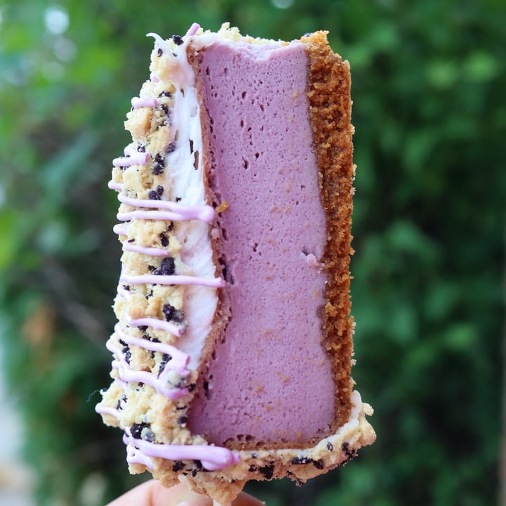 photo of Vegan Treats, Inc. Blueberry Cheesecake on a stick shared by @lizmaselli on  01 Oct 2022 - review
