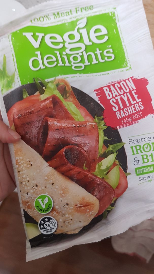 photo of Vegie Delights Bacon Style Rashers shared by @kmazz on  29 Sep 2020 - review