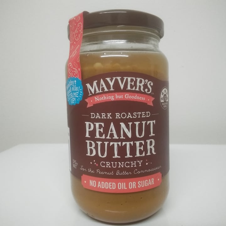 photo of Mayver's Dark Roasted Peanut Butter (Crunchy) shared by @veganadam on  18 Nov 2021 - review