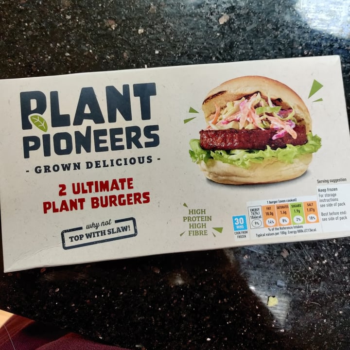 photo of Sainsbury's Plant pioneers ultimate plant burgers shared by @cr0vegan on  14 Oct 2020 - review