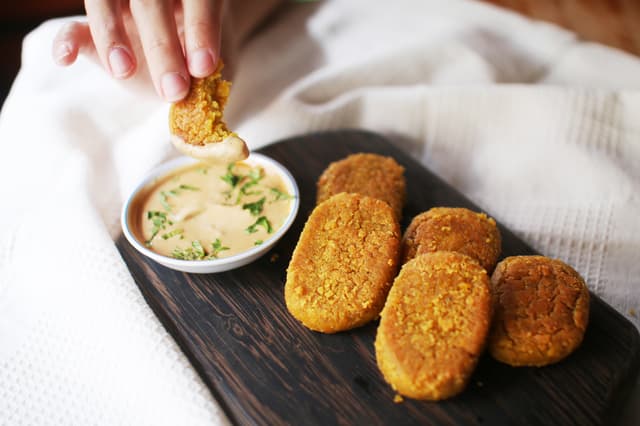 Photo of the dish “Lentil Flax Seed 'Nuggets"”