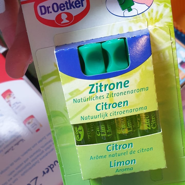 photo of Dr. Oetker Natürliches Zitronenaroma shared by @rickeatingrass on  14 Apr 2022 - review