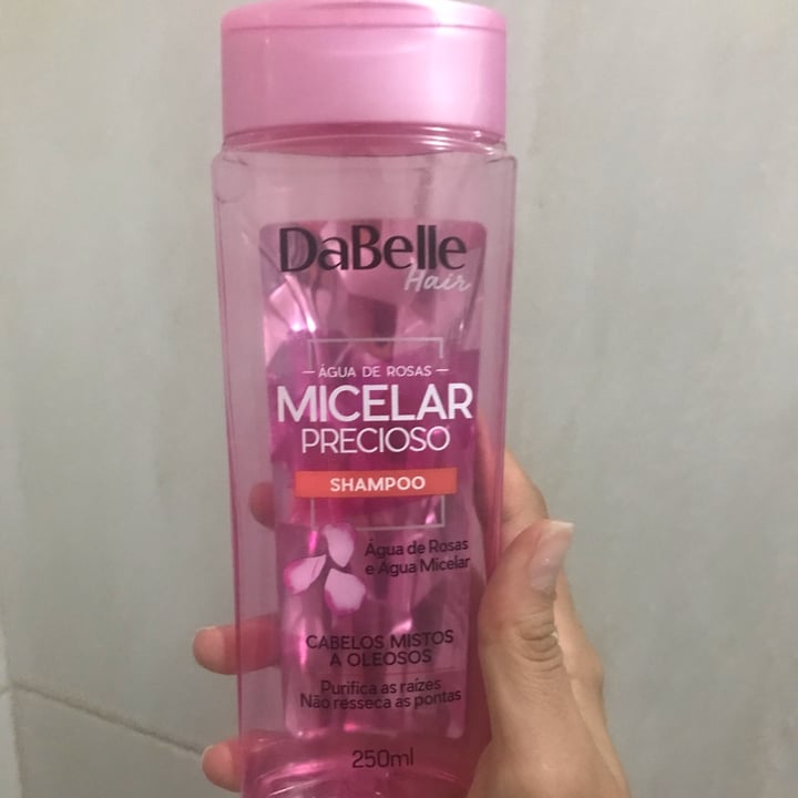 photo of Dabelle Shampoo Água de rosas micelar precioso shared by @karynacezar on  28 Jan 2022 - review